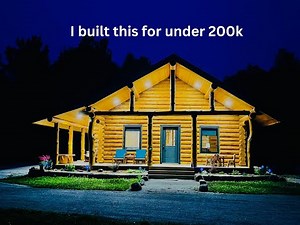 How much does it cost to build a log cabin in 2025?