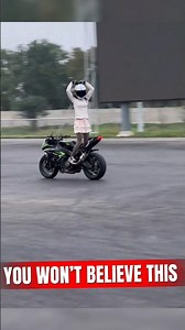Girl Performs Insane Motorcycle Stunts! 😱🔥 #MotorcycleStunts #GirlRider #ViralShorts”