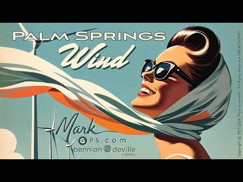 Palm Springs Wind - Why and where is it windy in Palm Springs CA