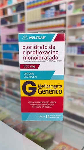 Ciprofloxacino 500 mg: Uso e Efeitos Colaterais