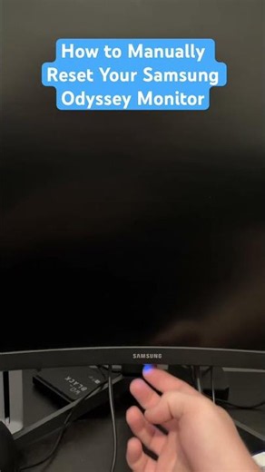 How to Manually Reset Your Samsung Odyssey Monitor