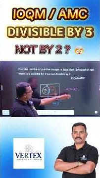 Divisible by 3 but NOT by 2 | IOQM & AMC Counting Problem | Sets Method Explained