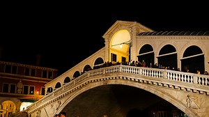 A Walk Through Venice After Dark