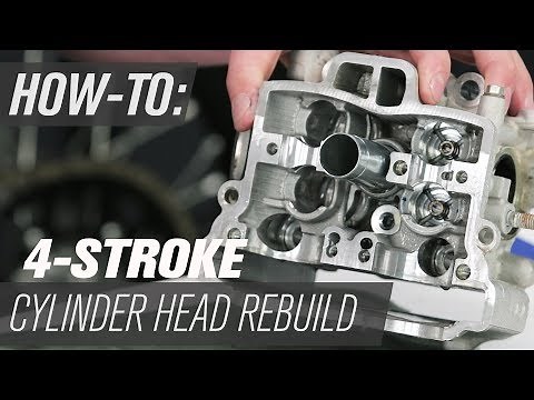 4-Stroke Motorcycle Cylinder Head Rebuild