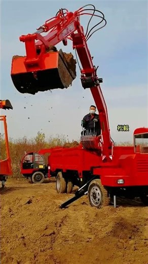 Powerful Excavator in Action | Heavy Machinery at Work #excavator #automobiles