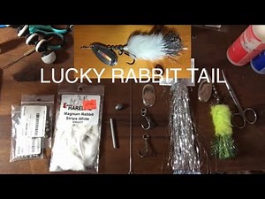 LUCKY RABBIT TAIL MUSKY LURE MAKING
