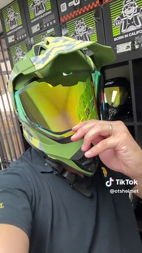 Tactical Green Motorcycle Helmet for Ultimate Protection