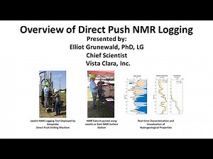 Direct Push NMR Logging Overview presented by Elliot Grunewald