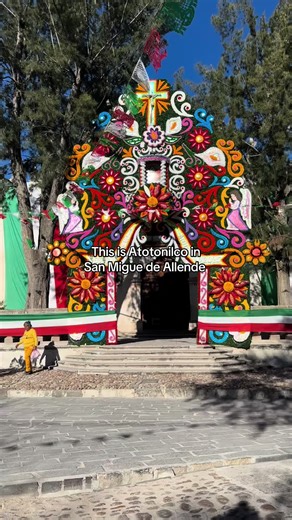 This is Atotonilco in San Migue de Allende 🫶🏻✨ #atotonilco #sanmiguel #mexican #mexicanart #traditional