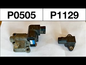 P0505 P1129 - Surging Idle - How to replace Idle Air Control Valve and MAP Sensor