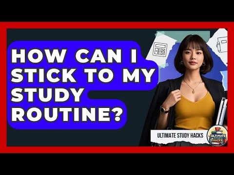 How Can I Stick To My Study Routine? - Ultimate Study Hacks