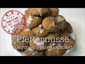 Pfeffernüsse - German spice cookies