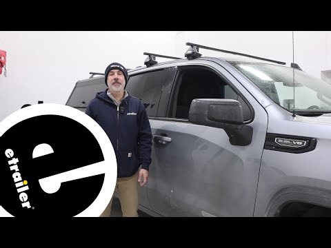 etrailer | Thule SquareBar Evo Roof Rack Kit Step-By-Step Install - 2023 GMC Sierra 2500