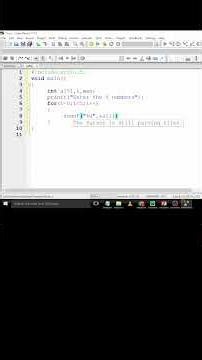 Program to find maximum number from array #shortvideo #shorts #coding #cprogramming