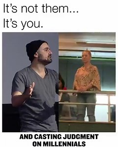 829K views · 9.3K reactions | It's easy to blame young people for not listening to you, or wanting to work. To cast judgment on millenials is lazy...have you looked at your own management style? It may be on you to adapt, not "them." | Gary Vaynerchuk | Facebook