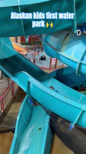 These #Alaska kids had an opportunity to visit their first ever water park while on the East Coast