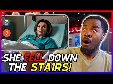 Breaking News! Nancy Pelosi fell down some stairs BREAKING her hip! Should she be worried!