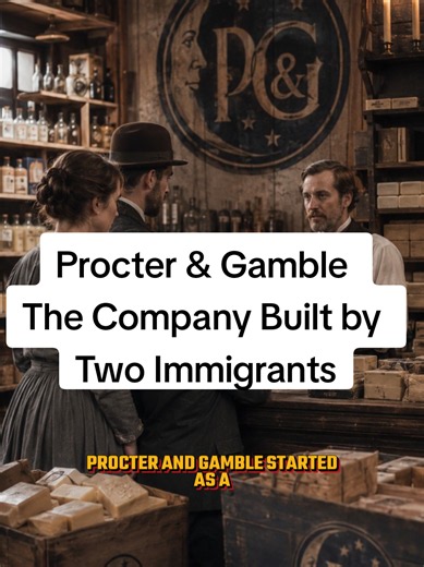 Most people don’t know this. Procter & Gamble started in 1837 with two immigrants who married into the same family. William Procter made candles. James Gamble made soap. One came from England. The other from Ireland. Both settled in Cincinnati, Ohio. At the time, candles and soap were essential household products. Factories. Homes. Businesses. Everyone needed them. Their father-in-law convinced them to stop competing and start working together. So they formed Procter & Gamble. Then came the Civi