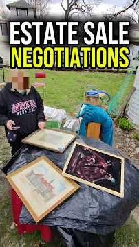 Estate Sale Negotiation Got Awkward… Should I Have Paid $50?