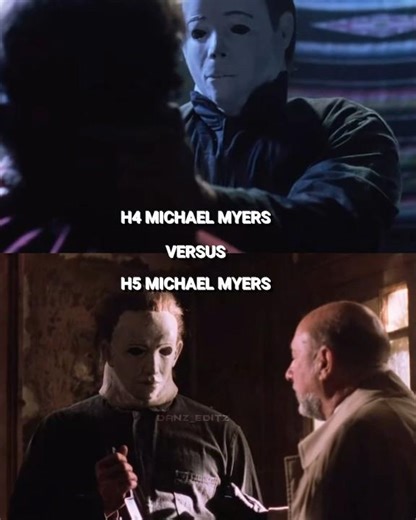 H4 Michael Myers vs H5 Michael Myers #edit #michaelmyers #halloween #horror #shorts