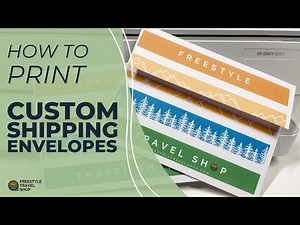 How to Make Custom Branded Envelopes at Home for Etsy or Small Business | Envelope Tutorial