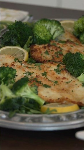 Parmesan Crusted Sole #recipe #cooking