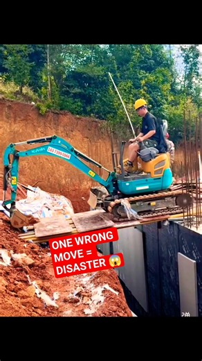 Insane Mini Excavator Skills! Operator Drives Over Pipes After Piling Work 😱 | Extreme Construction