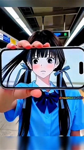 Anime Face trend 💀#beforeafter #trollface #anime #filter #ai