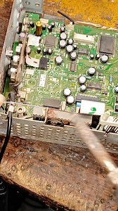 11K views · 54 reactions | For the repair to be done, the GND body must be removed first before the PCB can be lifted #panasonic #VZ808 #repairing #noppwer | Giyan Circuit | Facebook