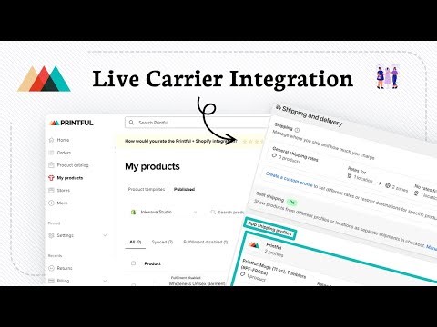 How to set up shipping on Shopify with Printful