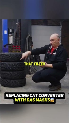 Can a gas mask improve exhaust emissions?