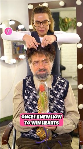 Second Chances at Love! A 70 Year Old Man's Amazing Makeover for His Date! #shorts