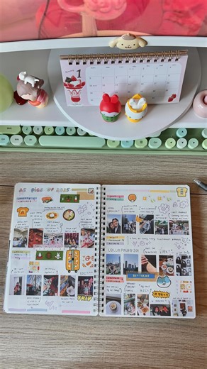 mariko ☻ creative hobbies + lifestyle on Instagram: "30 Days of Journal Spreads Series: Episode 7 🌈🧸📝☁️🖍️💌 Welcome to E7 of my 30 Days of Journal Spreads Series, where I will be offering you a new journal prompt or spread idea every day for 30 days! So many enjoyed the “25 pics of 25” spread I made last year to highlight my life as a 25 year old before my birthday, and I thought today’s spread could be a similar take on that! And it’s also fitting since it was 2025 ;D I have a more in-depth