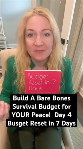 Build A Bare Bones Survival Budget! Day 4 Budget Reset in 7 Days