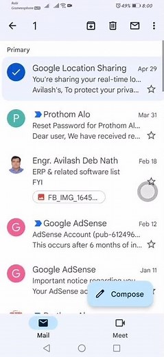 how to mark gmail as unread in gmail android mobile app?