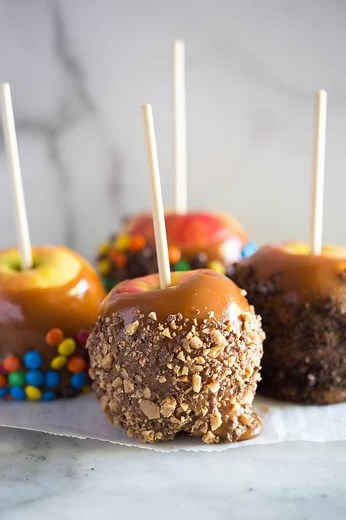 14K views · 53 reactions | Learn how to make the perfect gourmet CARAMEL APPLES right at home!! These are so much better than the ones at the store! https://tastesbetterfromscratch.com/caramel-apples/ | Tastes Better From Scratch | Facebook