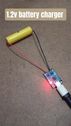 How To Charge 1.2v Battery With TP4056 Module #circuit #experiment #resistor