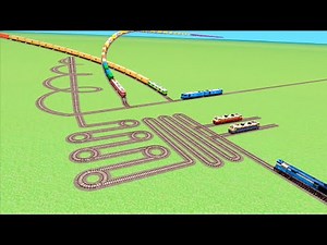 I BUILT THE MOST COMPLEX TRAIN TRACKS TRAIN SIMULATOR GAME PLAY BEANG DRIVE