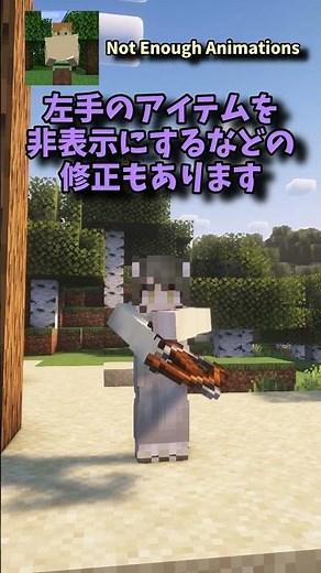 マイクラ解説【Not Enough Animations】