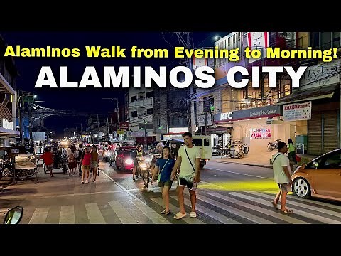 ALAMINOS CITY Walk in Pangasinan Philippines | Evening to Morning Tour – Gateway to Hundred Islands