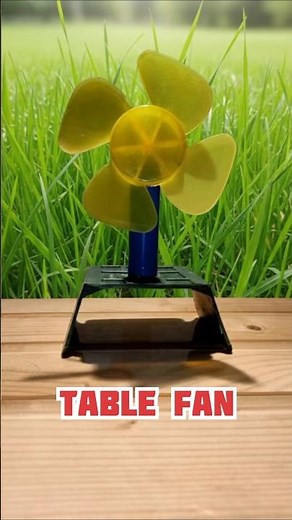 Clap-Activated Mini Fan! 👏 It's MAGIC! 😄 Table fan project hack 😎