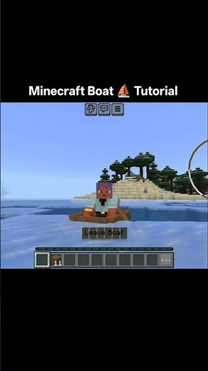 Minecraft Boat ⛵ Tutorial