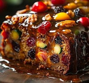 Fruitcake With Brandy Glaze A Festive Holiday Delight PDF (digital Download Recipe) - Etsy