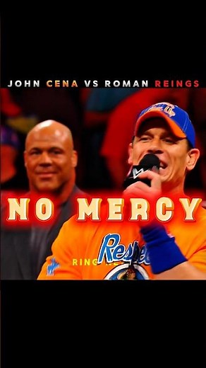 John Cena VS Roman Reigns☠️🔥 | Experience vs power💀💥 | No Mercy 2018🥶☠️