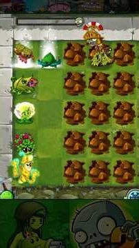 PvZ2 - 5 Plants & Mint Lv.1 vs Centurion Zombie #Shorts #pvz #pvz2 #pvz2gameplay