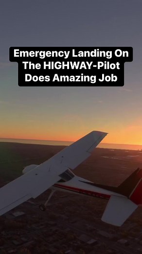 232K views · 1.4K reactions | Emergency Landing On The HIGHWAY-Pilot Does Amazing Job #atc #aviation #plane #pilot #airplane #avgeek #airport #documentary #sky | Flight Simulator Fantasy | Facebook