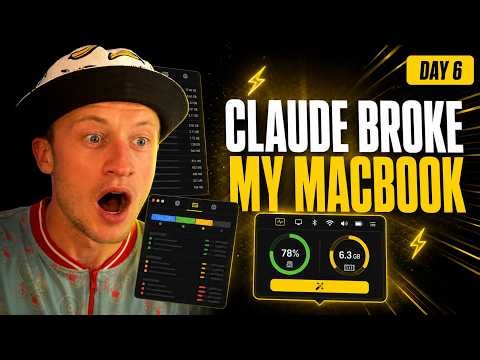 Claude Desktop App got out of control and crashed my macbook | Day 6 Ship Season