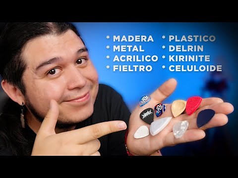 Probando Plumillas / Puas De Guitarra De Diferentes Materiales