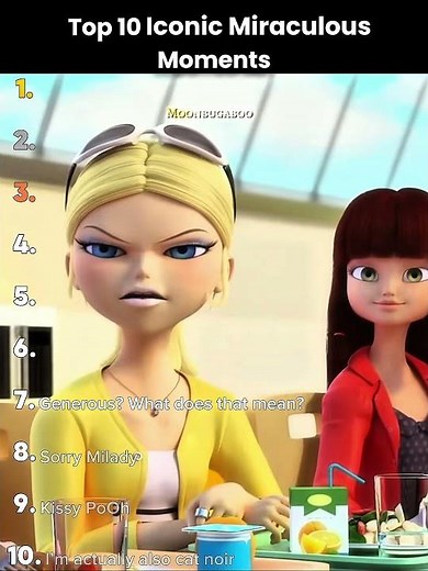 Top 10 Miraculous Ladybug Quotes #miraculousladybug #funnymoments #top10