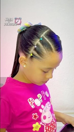 EASY KIDS' PONYTAIL HAIRSTYLE ❤️